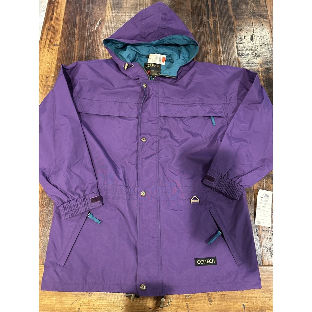 Vintage Women's 1980s Coltech Ski Jacket Purple Blue Retro Size XL‎ NWT